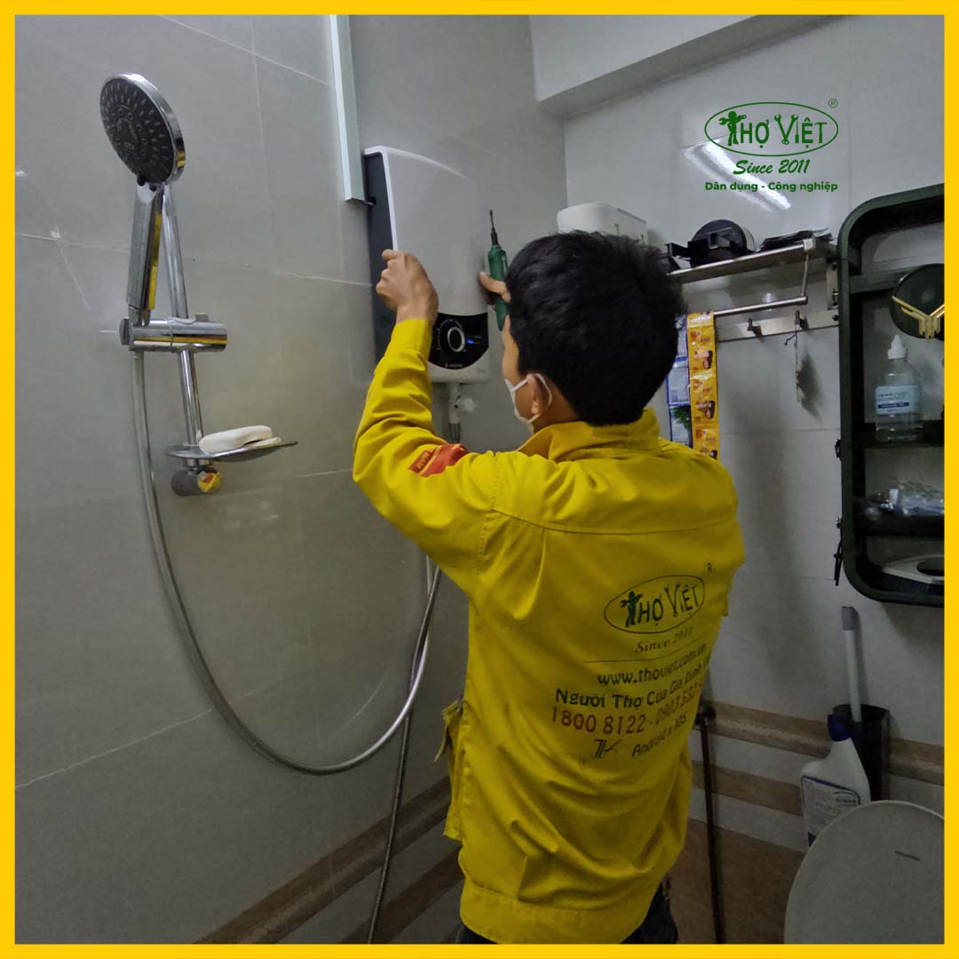 Tiêu chuẩn lắp đặt máy nước nóng 