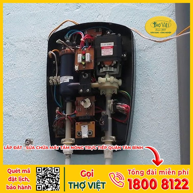 Quy trình lắp máy tắm nóng