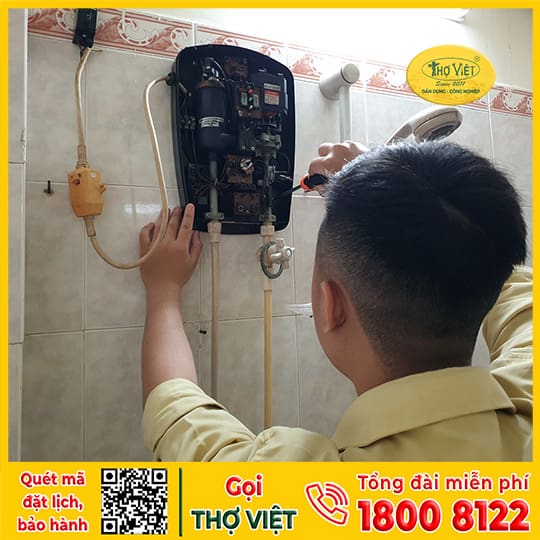 Sửa máy tắm nóng trực tiếp quận 12