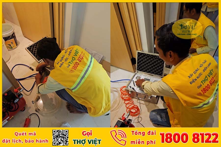 Vệ sinh đường ống nước sinh hoạt