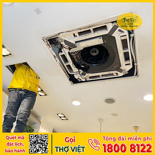 Lắp máy lạnh giấu trần