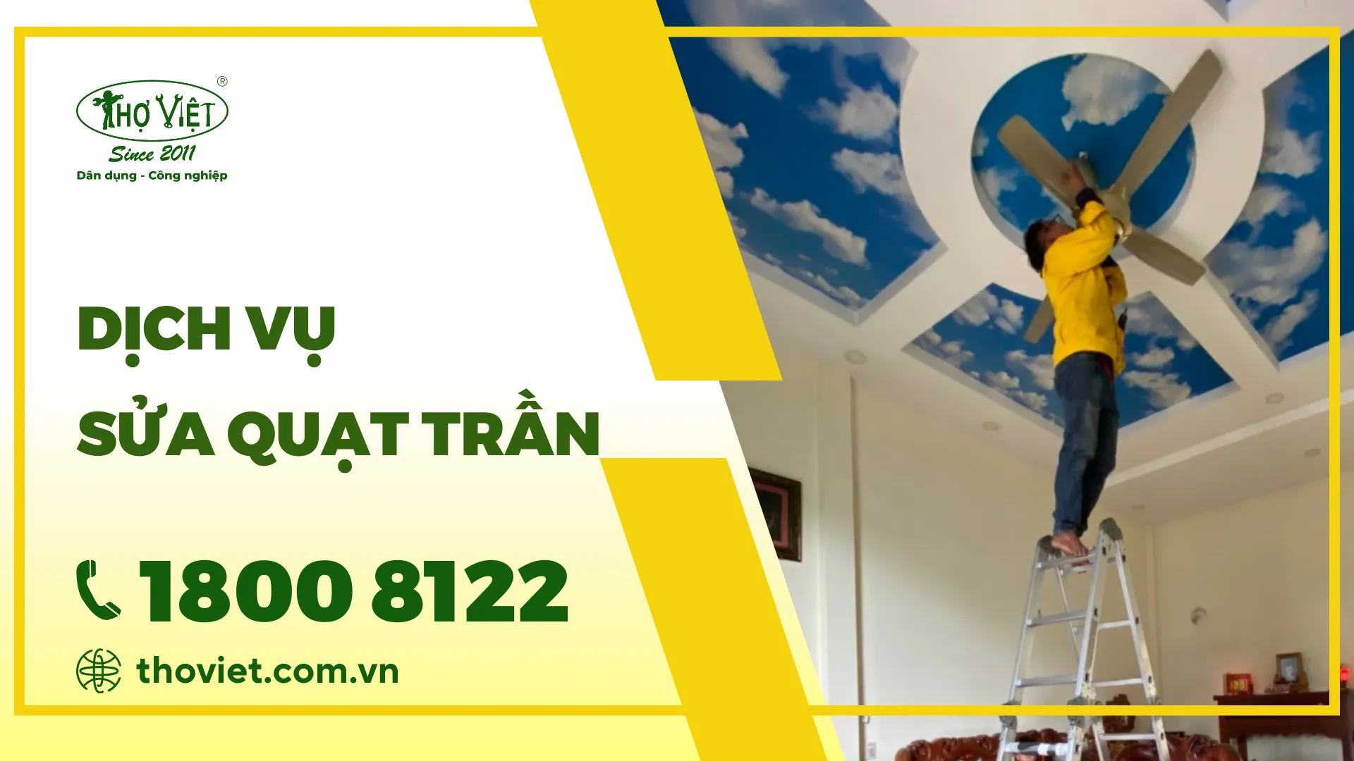 dịch vụ sửa quạt trần giá rẻ tại tphcm