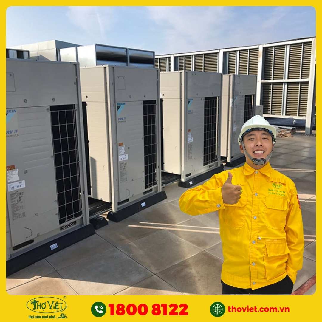 Quy trình sửa chữa hệ thống máy lạnh VRV/VRF của Thợ Việt