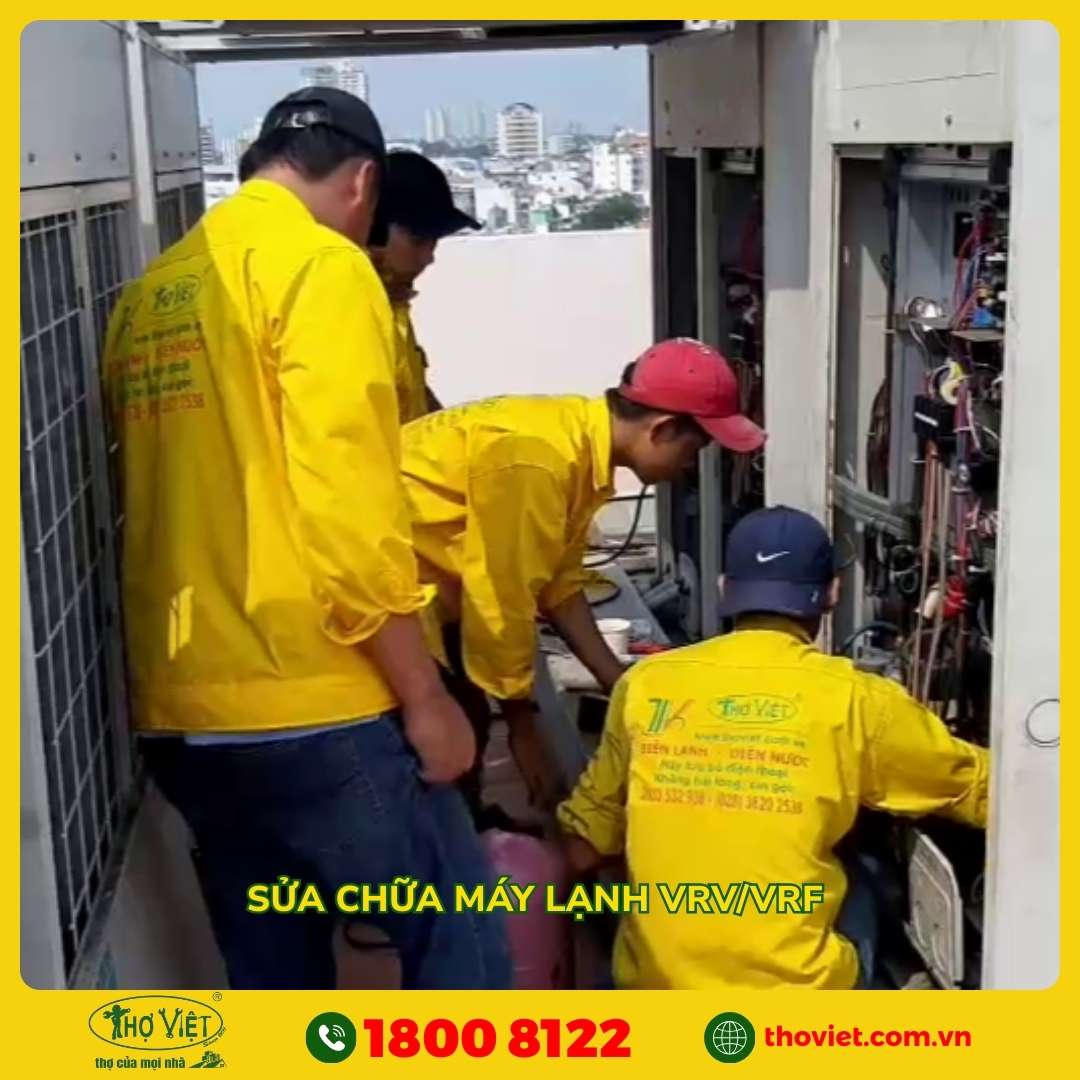 Thợ Việt để sửa chữa máy lạnh VRV/VRF