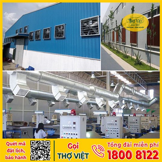 Bảo trì quạt hút gió công nghiệp