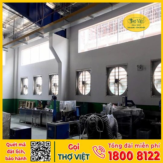 Bảo trì quạt hút gió công nghiệp
