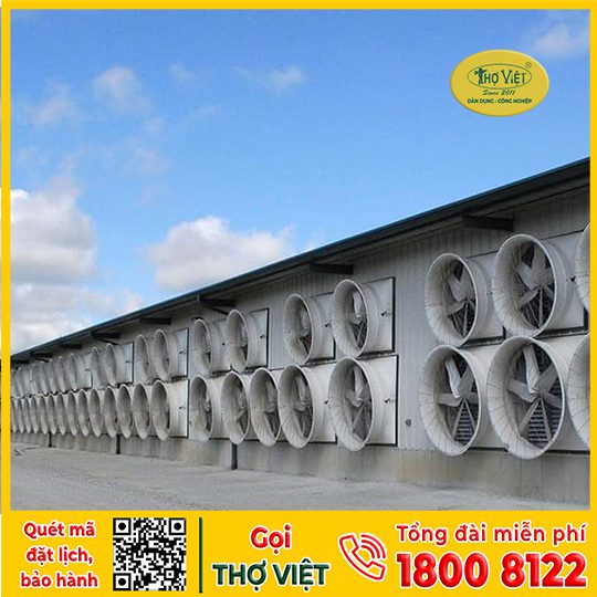 Sửa quạt hút gió công nghiệp uy tín, chuyên nghiệp