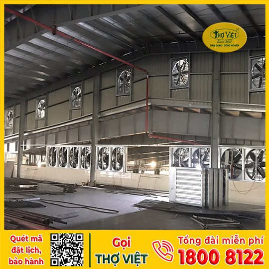 Sửa quạt hút gió công nghiệp uy tín, chuyên nghiệp