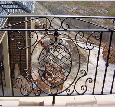 lan can sắt mẫu 20