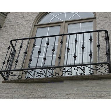 lan can sắt mẫu 30