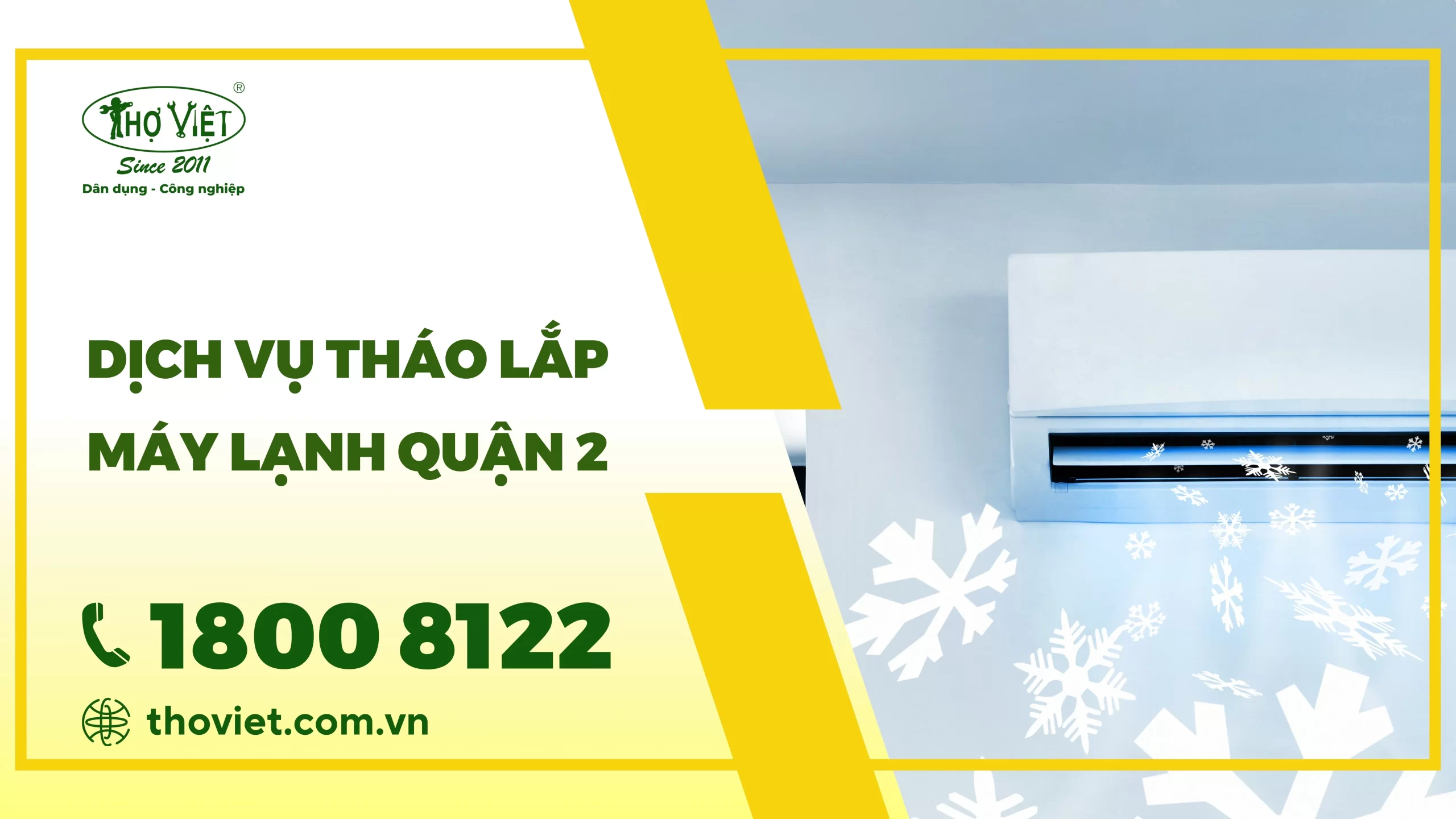 Dịch vụ tháo lắp máy lạnh quận 2