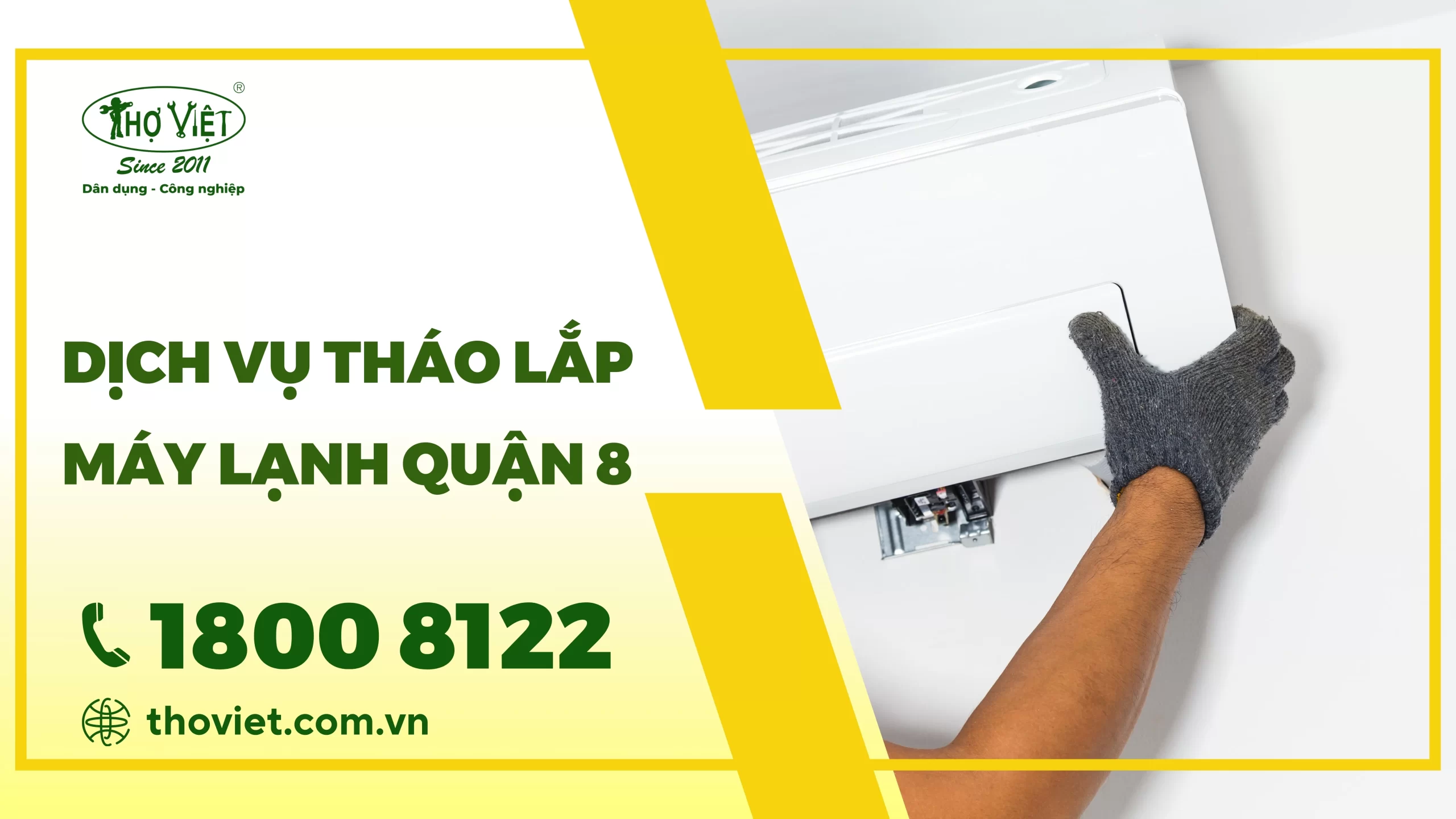 Dịch vụ tháo lắp máy lạnh quận 8