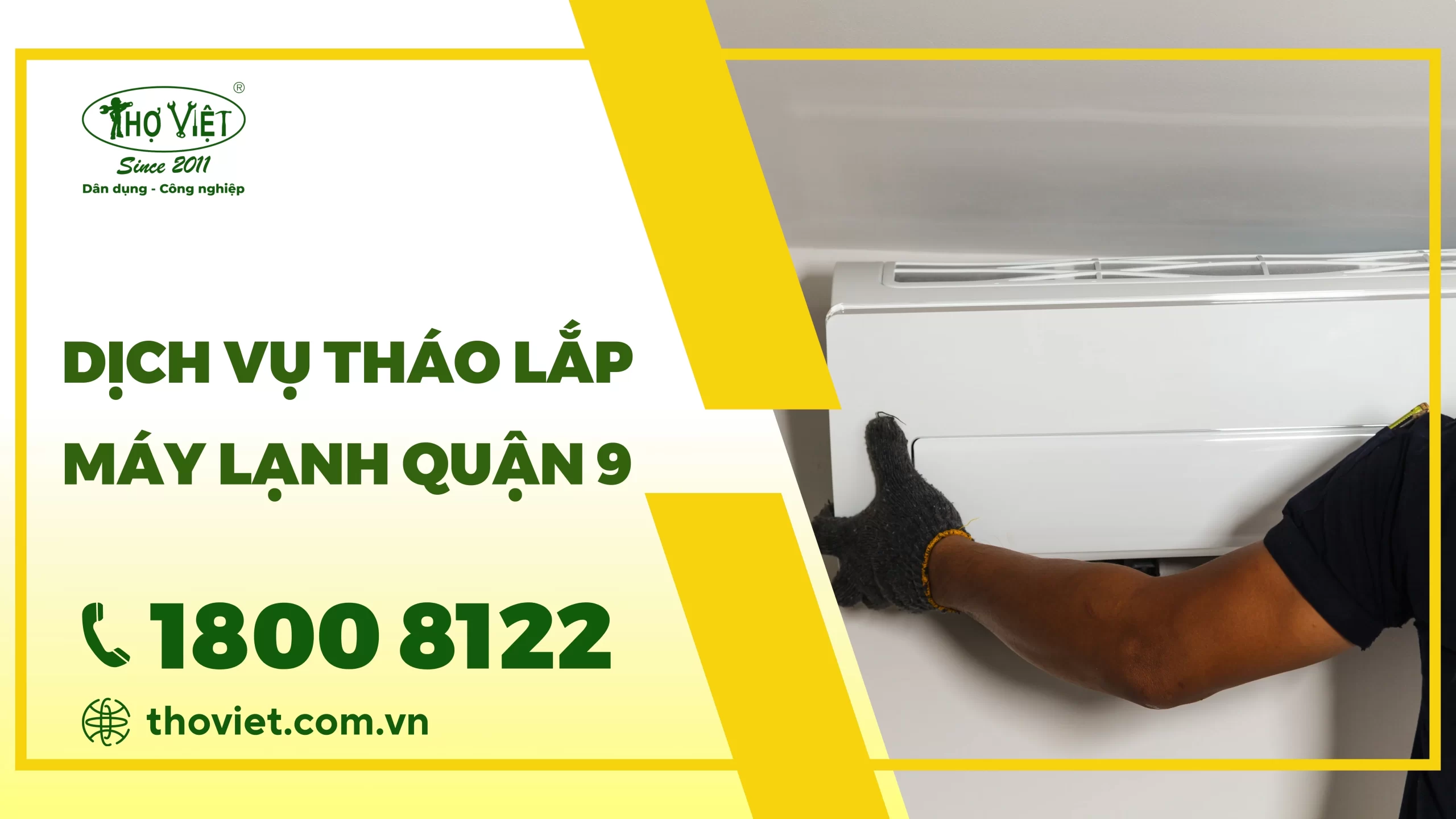 Dịch vụ tháo lắp máy lạnh quận 9