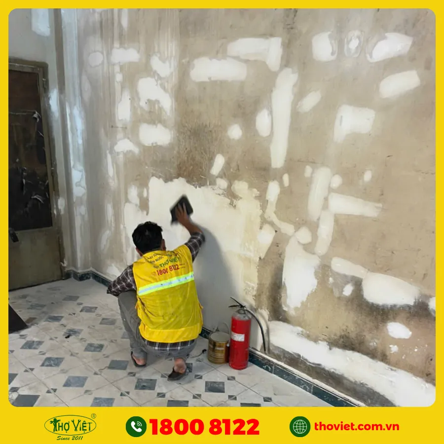 Quy trình chống thấm tại quận Gò Vấp - Thợ Việt