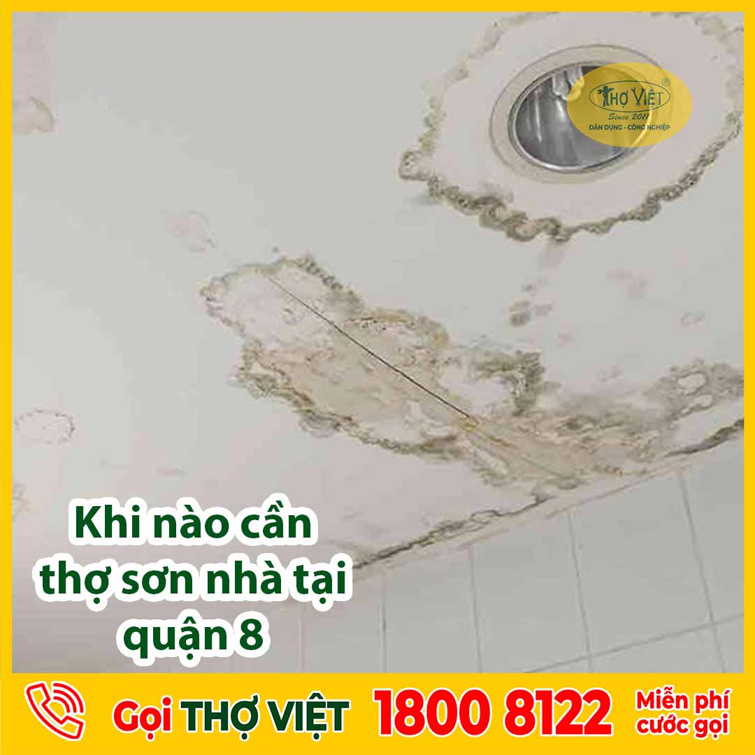 Khi nào cần thợ sơn nhà tại quận 8