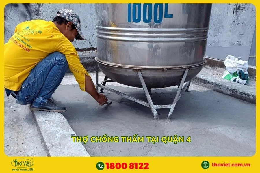 chọn Thợ Việt chống thấm tại quận 4