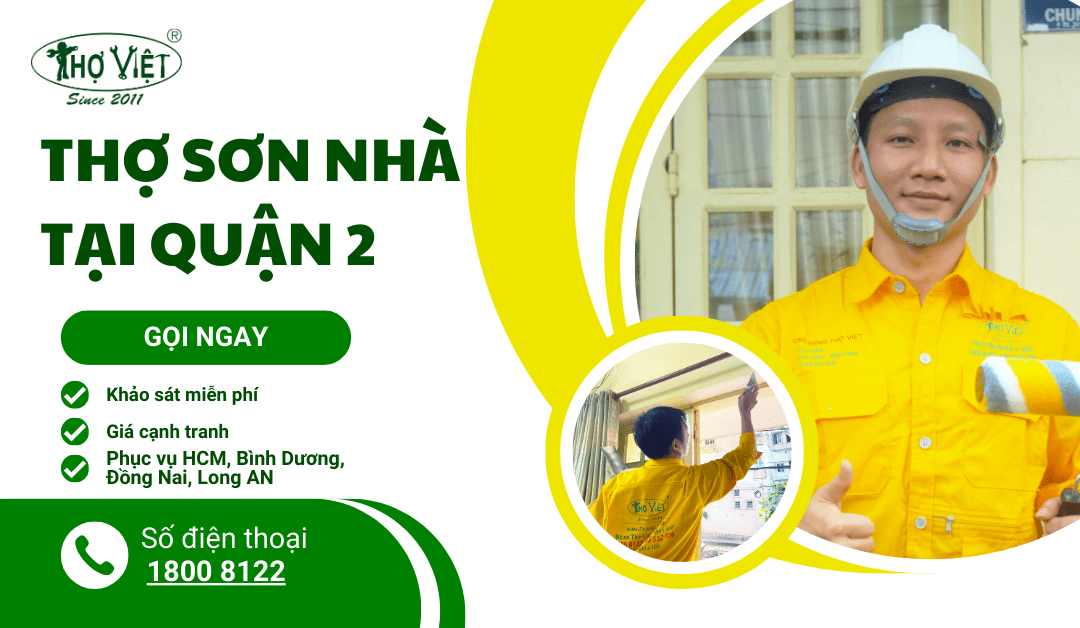 Thợ sơn nhà tại quận 2