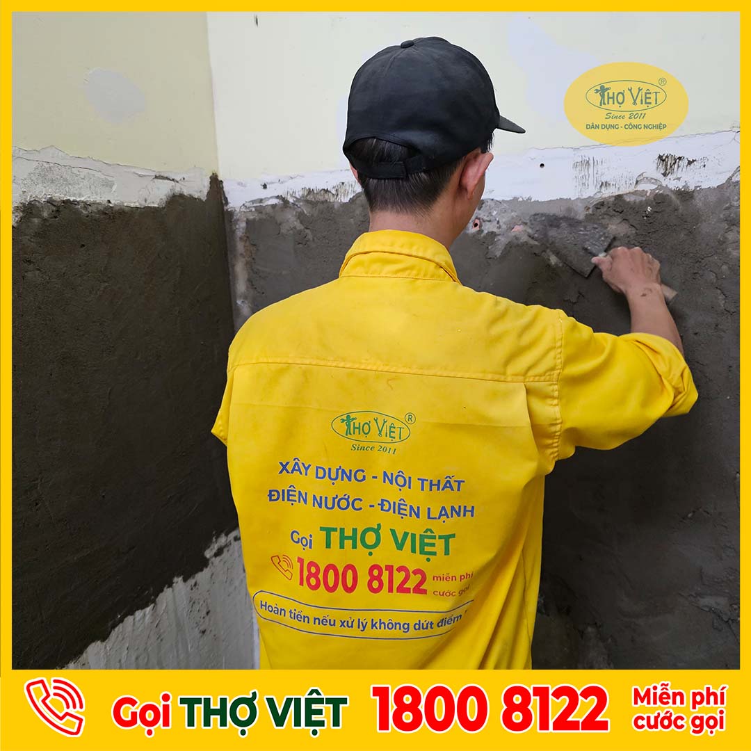 Dự án sơn nhà thực tế của Thợ Việt tại quận 3