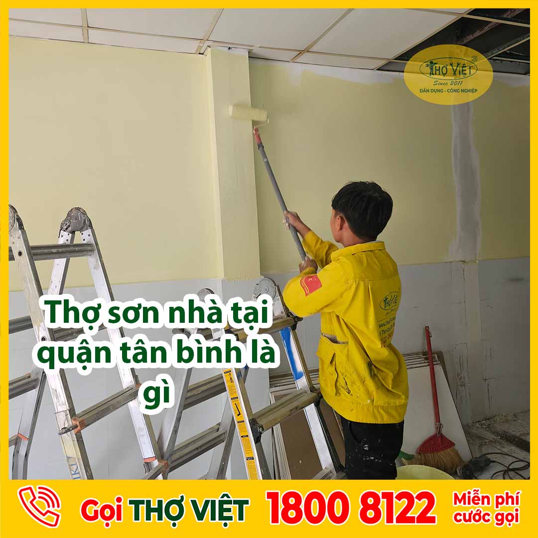 Sơn tường nhà tại Quận Tân Bình: