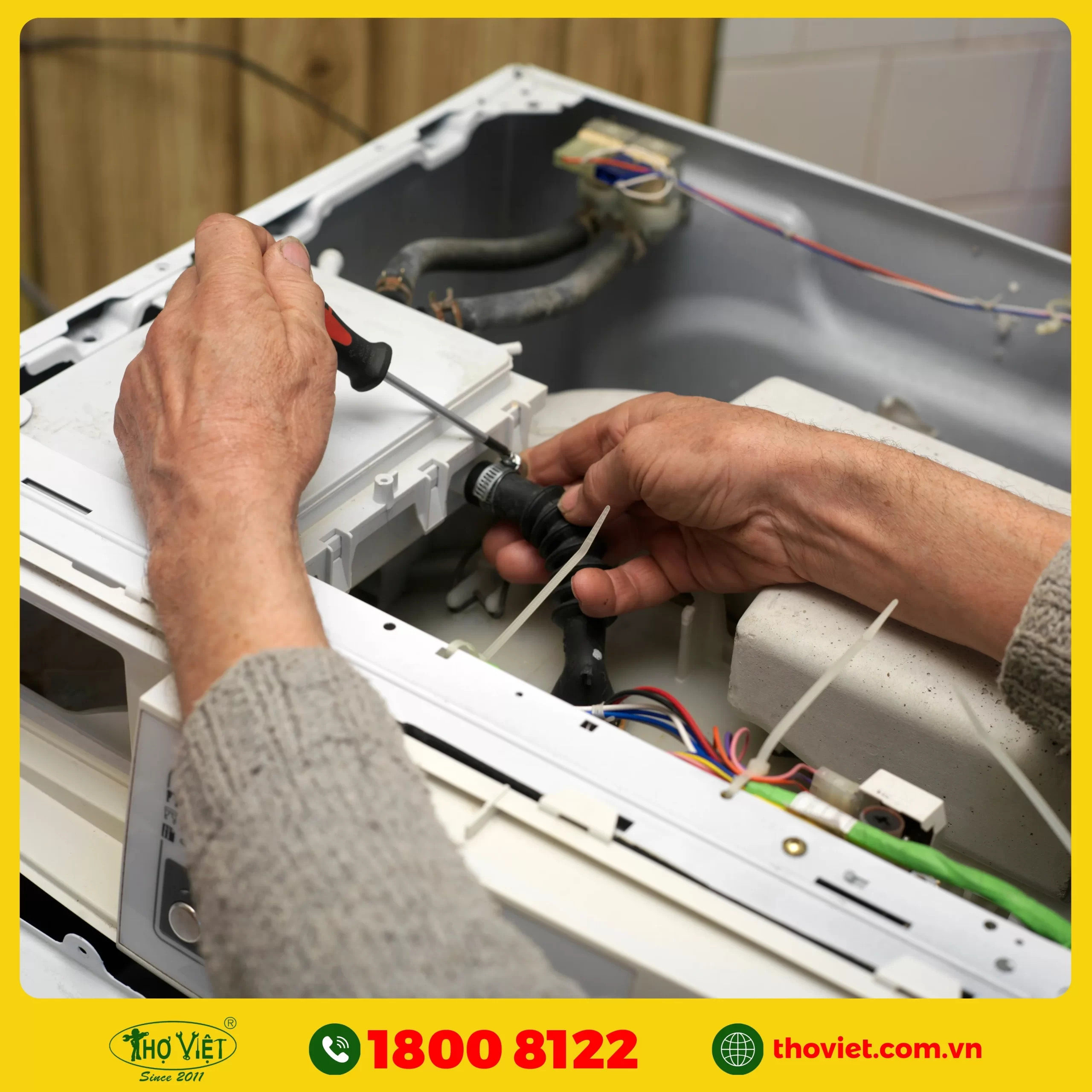 các hạng mục sửa máy giặt