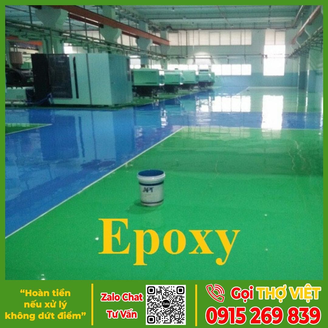 Chống thấm sàn mái lộ thiên bằng Epoxy
