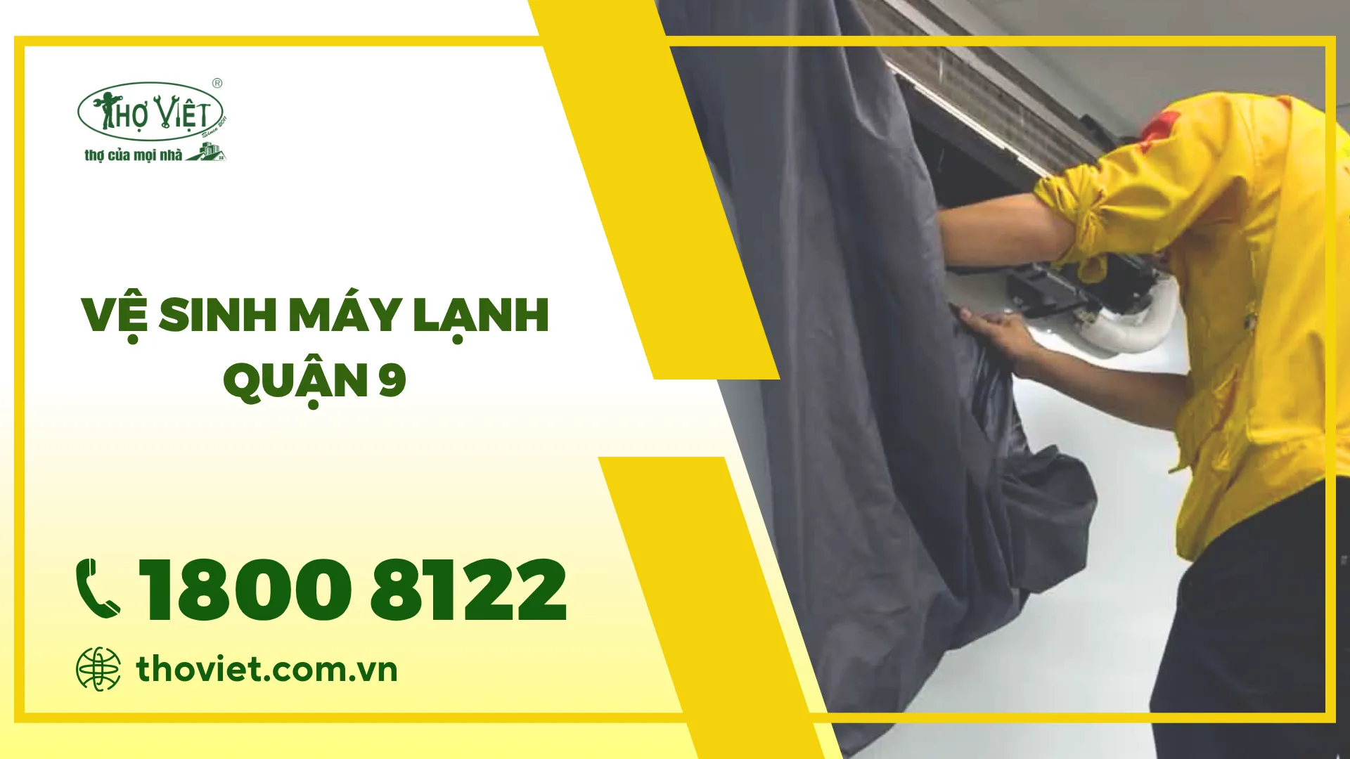 Vệ sinh máy lạnh quận 9 chỉ từ 150K - Thợ Giỏi & Uy Tín