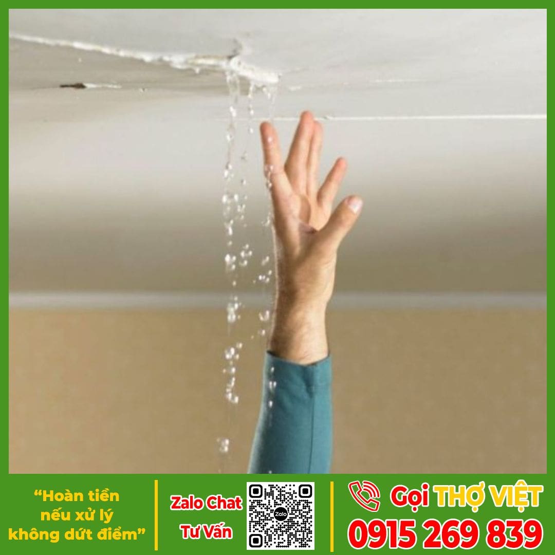Nguyên nhân khiến sàn mái bị thấm dột