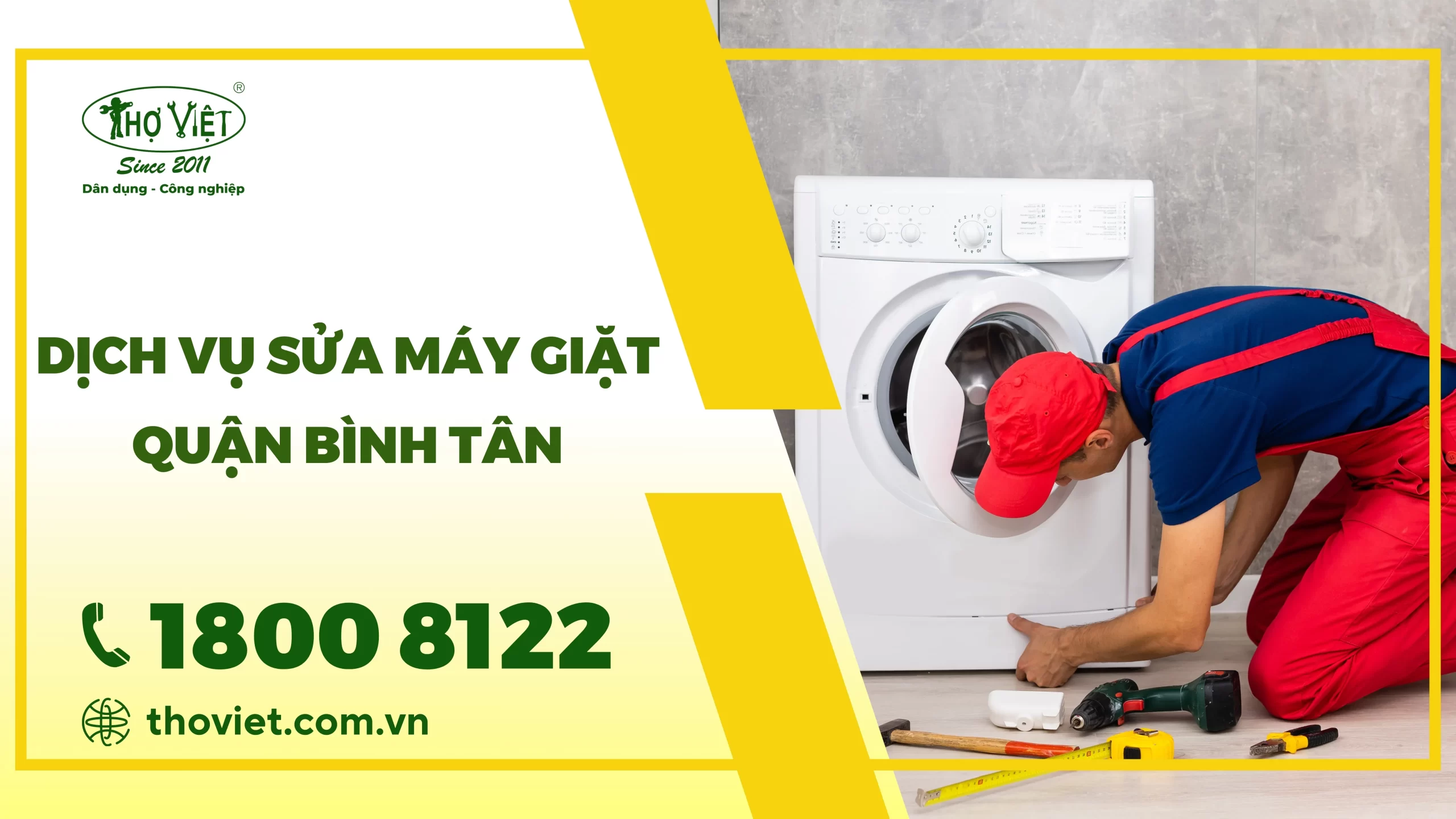 Dịch vụ sửa máy giặt quận Bình Tân