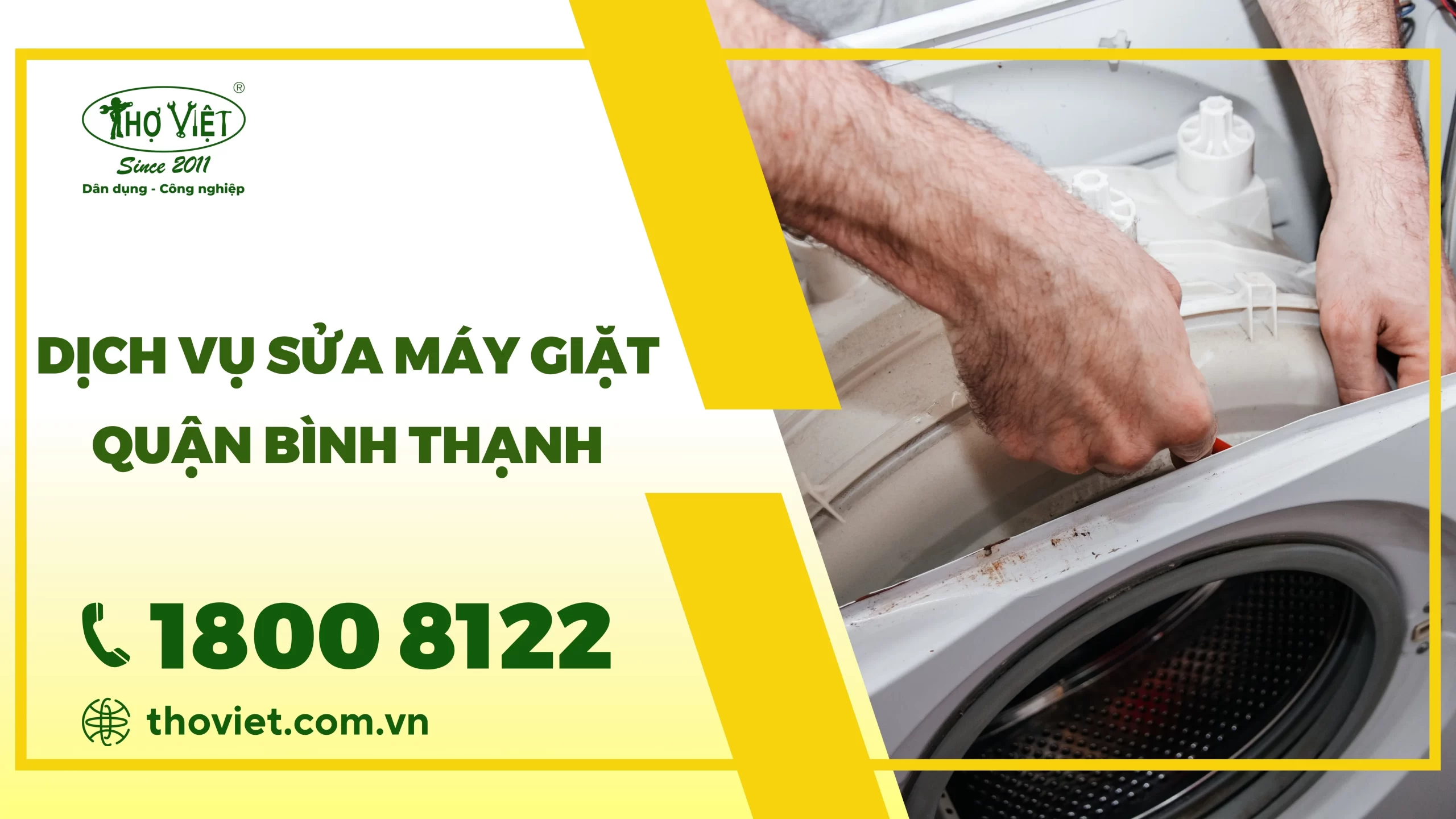 Dịch vụ sửa máy giặt quận Bình Thạnh