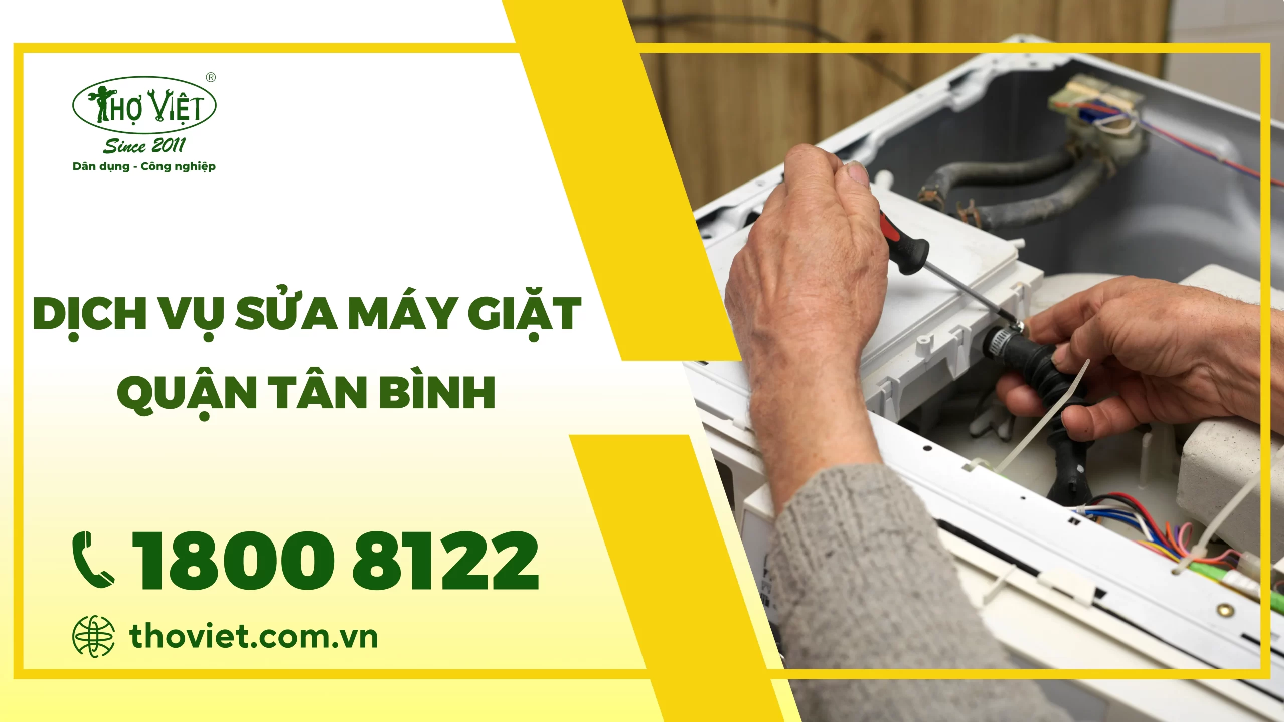 Dịch vụ sửa máy giặt quận Tân Bình