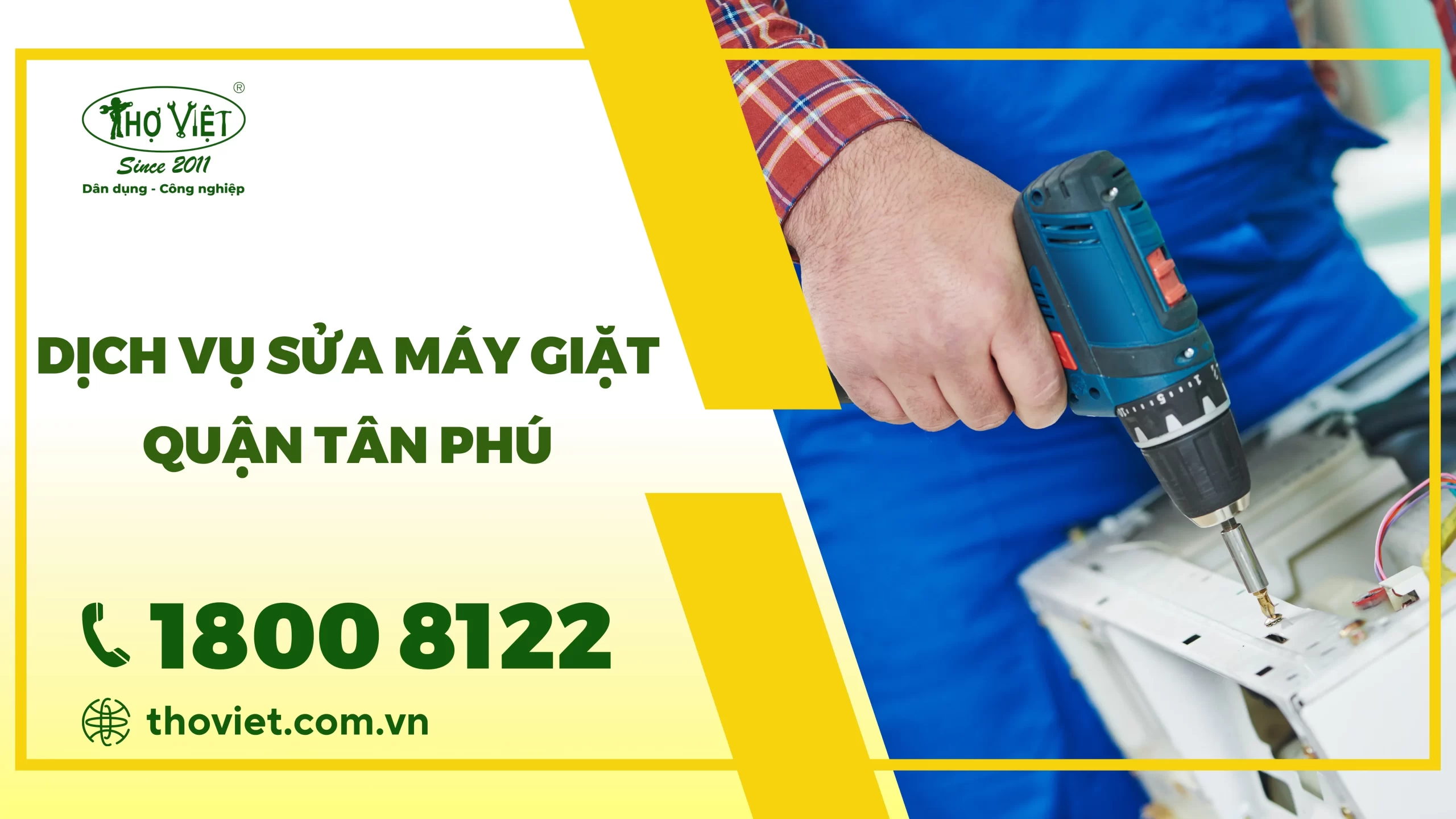 Dịch vụ sửa máy giặt quận Tân Phú