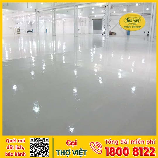 Lưu ý khi thực hiện thi công sơn epoxy