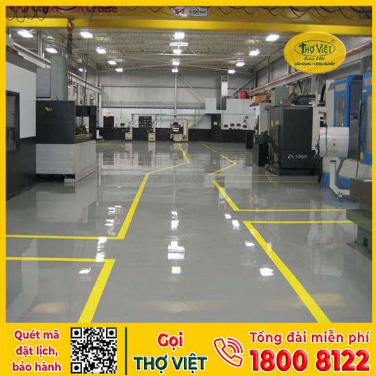 Thợ vệ sinh sàn Epoxy 