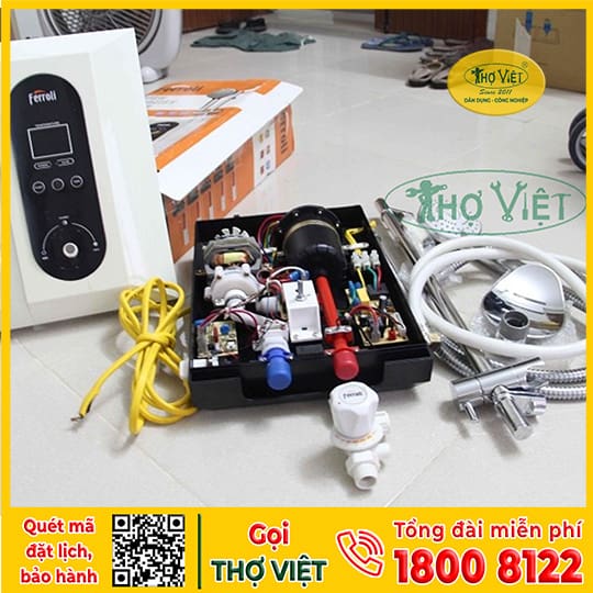 Quy trình sửa máy tắm nóng trực tiếp quận 8