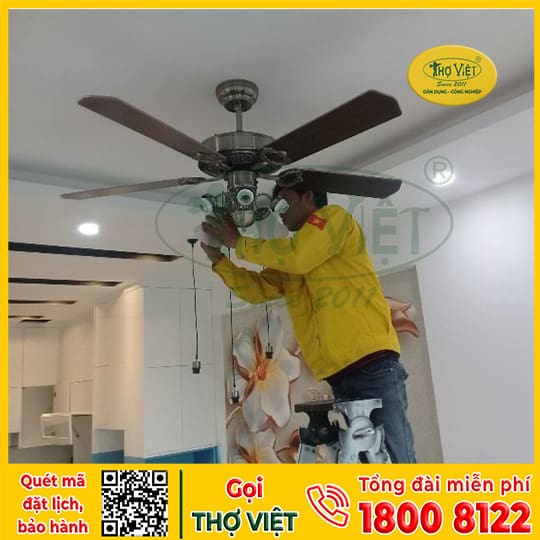 Lưu ý khi sửa chữa quạt trần 