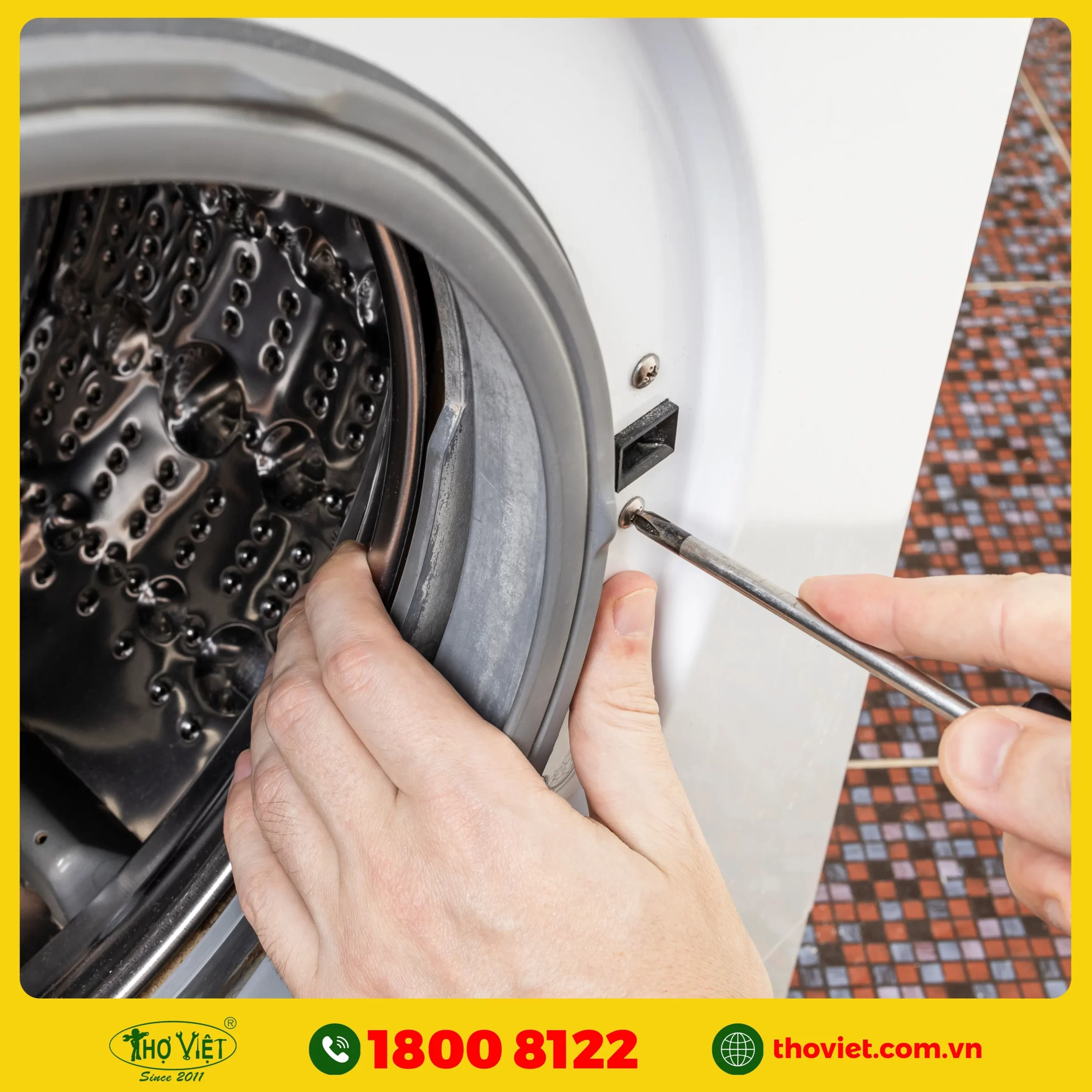 quy trình sửa máy giặt