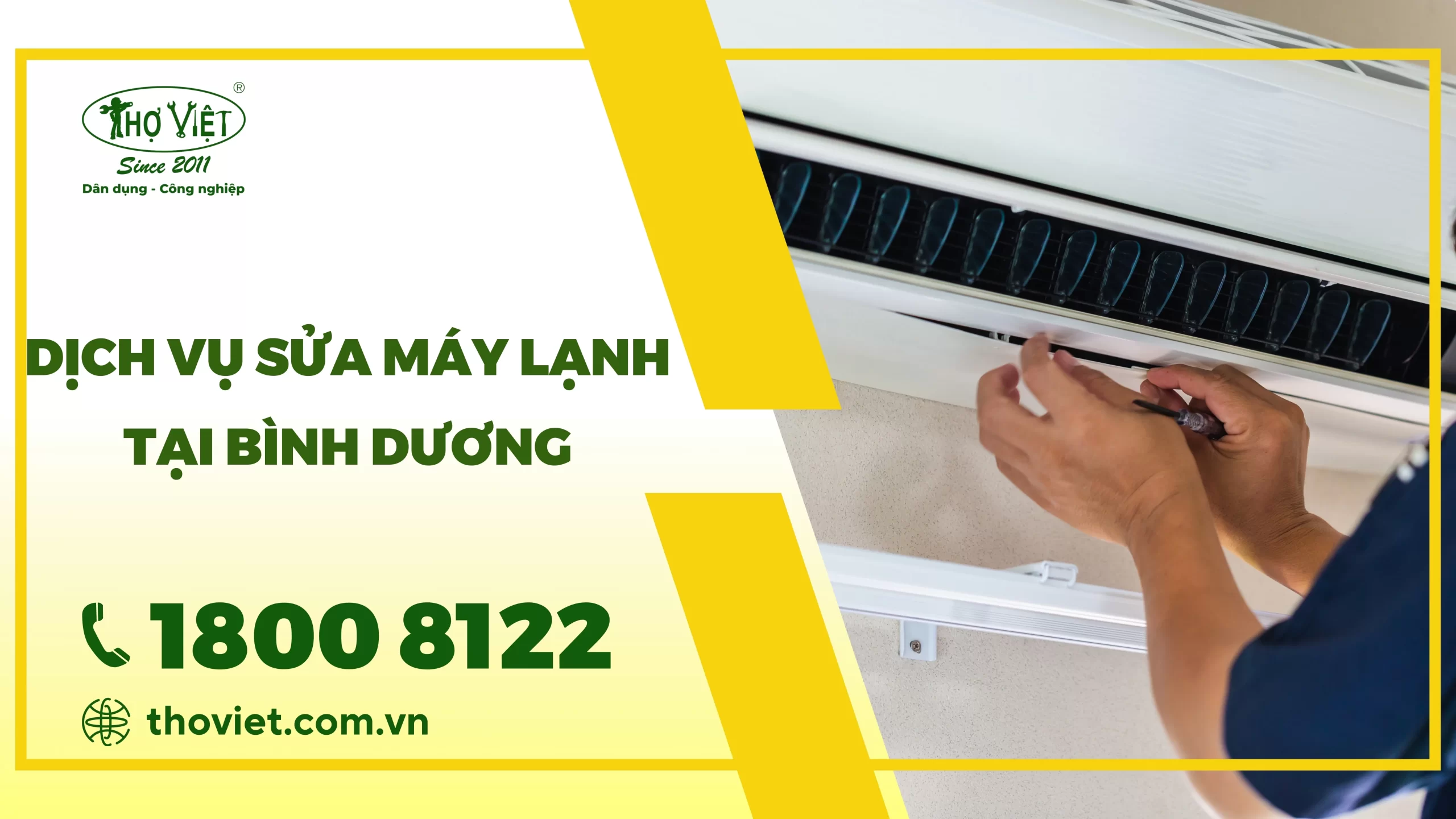 Dịch vụ sửa máy lạnh tại Bình Dương