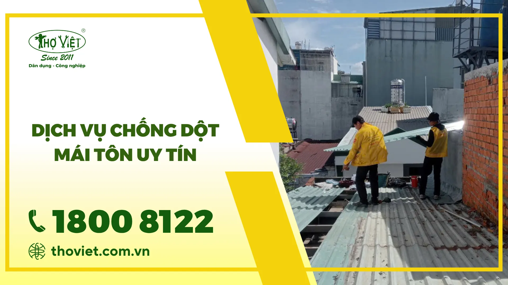 Top 5 dịch vụ chống dột mái tôn uy tín nhất [nam]