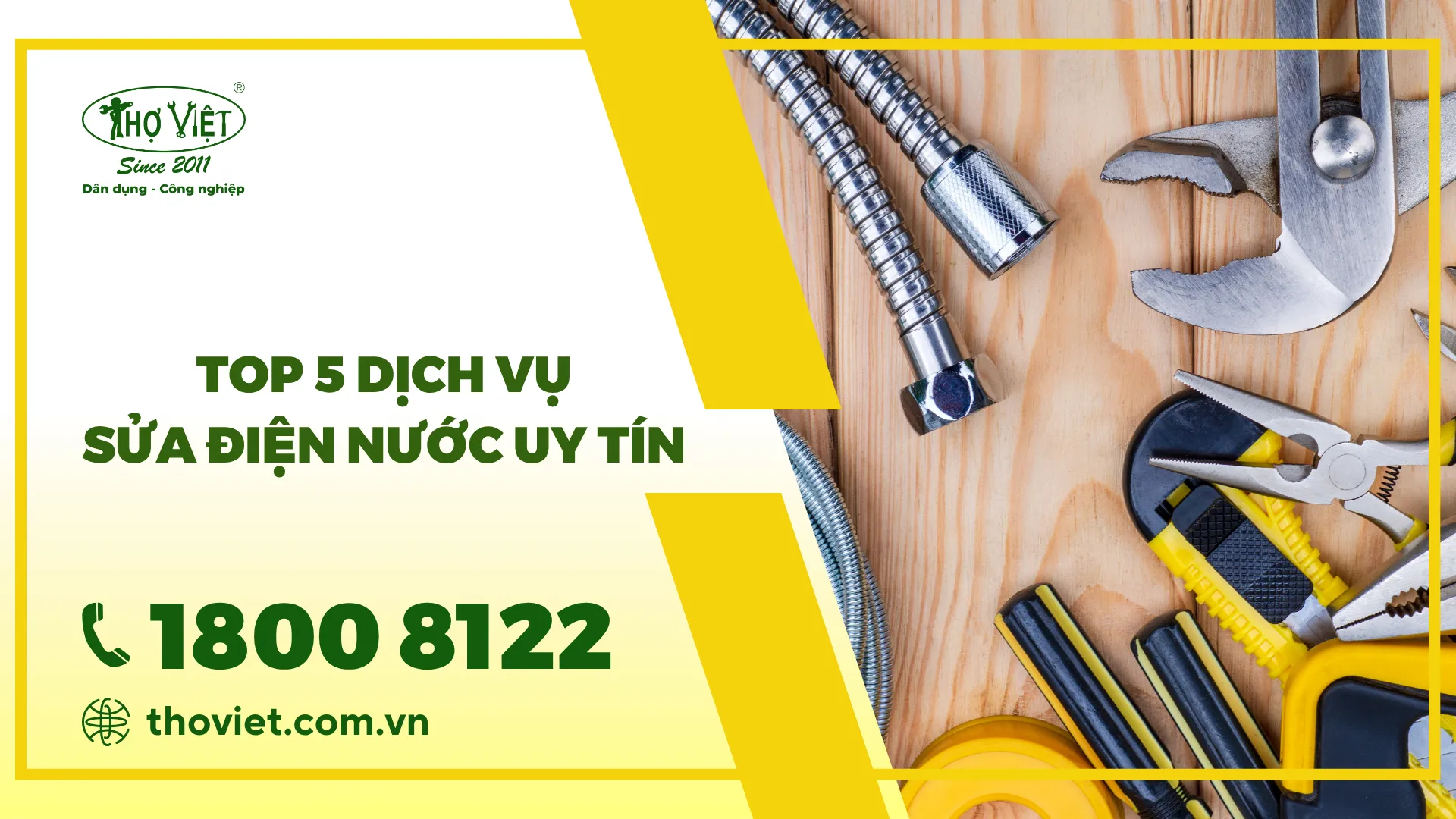 Top 5 dịch vụ sửa chữa điện nước tại TP. HCM