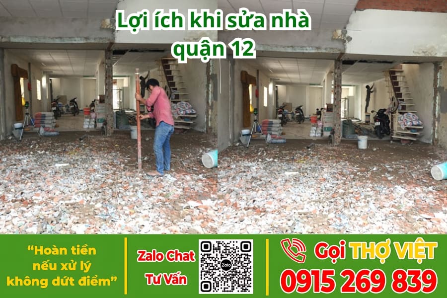 Lợi ích khi sửa nhà quận 12