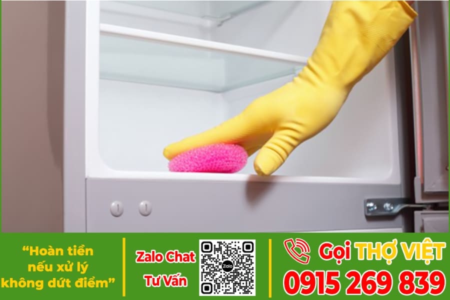 Lưu ý khi vệ sinh tủ lạnh tại dĩ an