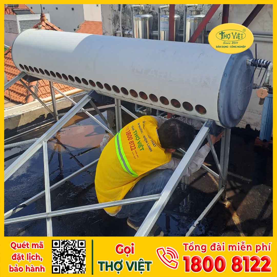 Sửa máy nước nóng năng lượng mặt trời tại Thuận An được thực hiện như thế nào?
