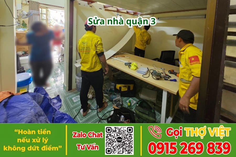 Quy trình sửa nhà quận 3