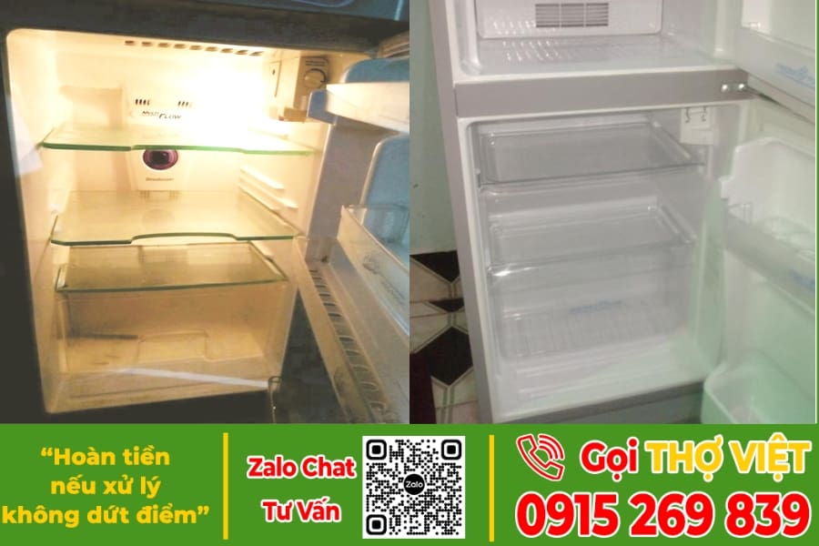 quy trình vệ sinh tủ lạnh