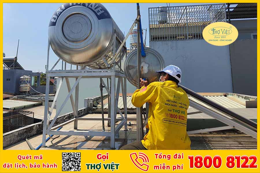 Sửa máy nước nóng năng lượng mặt trời tại Thuận An giá rẻ