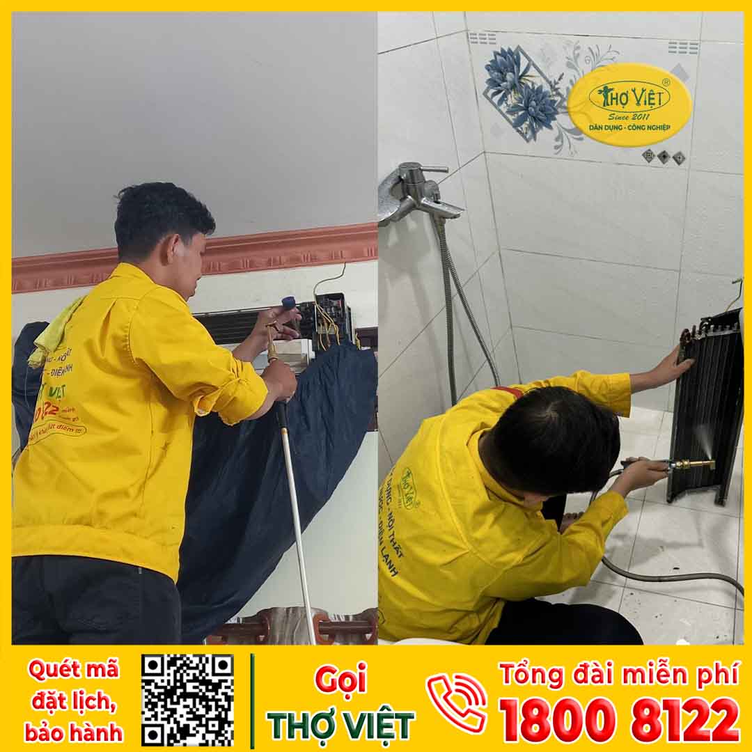 Dịch vụ vệ sinh máy lạnh treo tường
