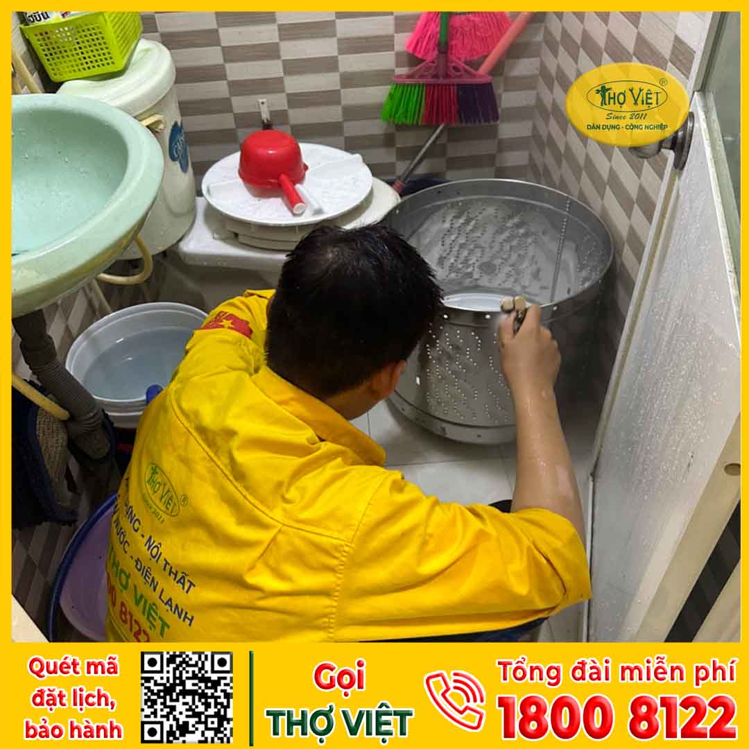 Thợ Việt - Dịch vụ vệ sinh máy giặt 
