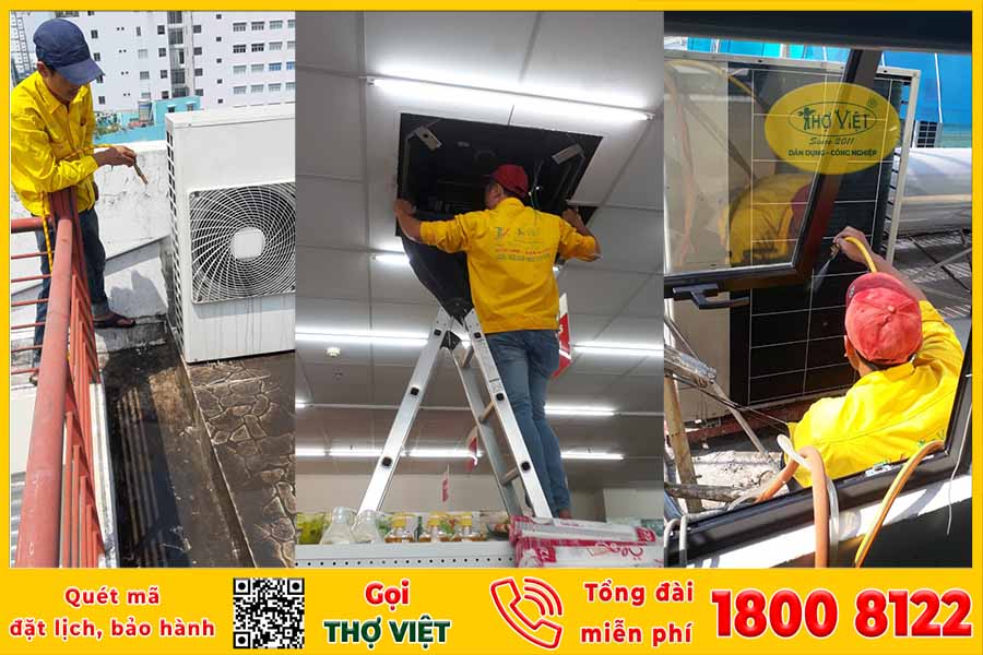 Top 5 dịch vụ vệ sinh máy lạnh âm trần