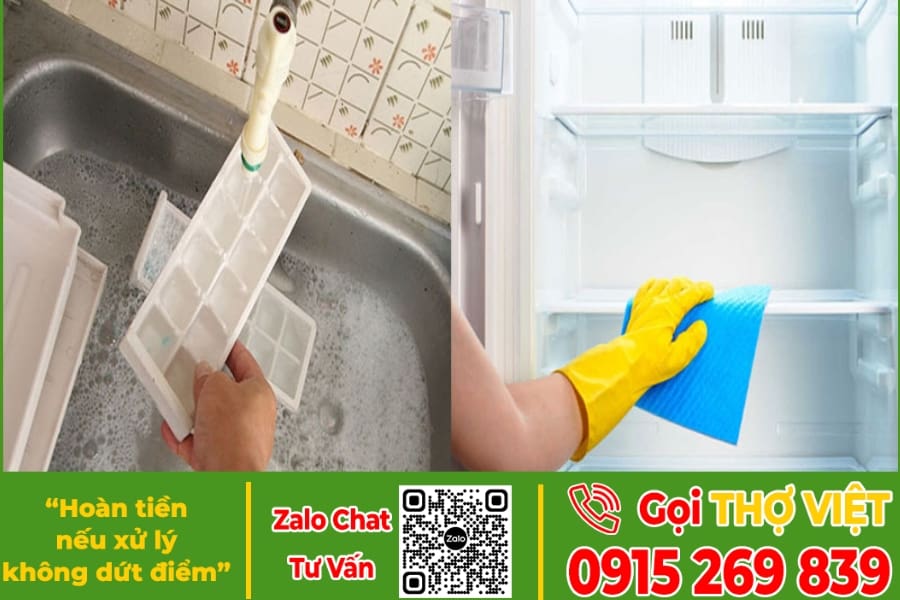 Vệ sinh tủ lạnh tại bình dương