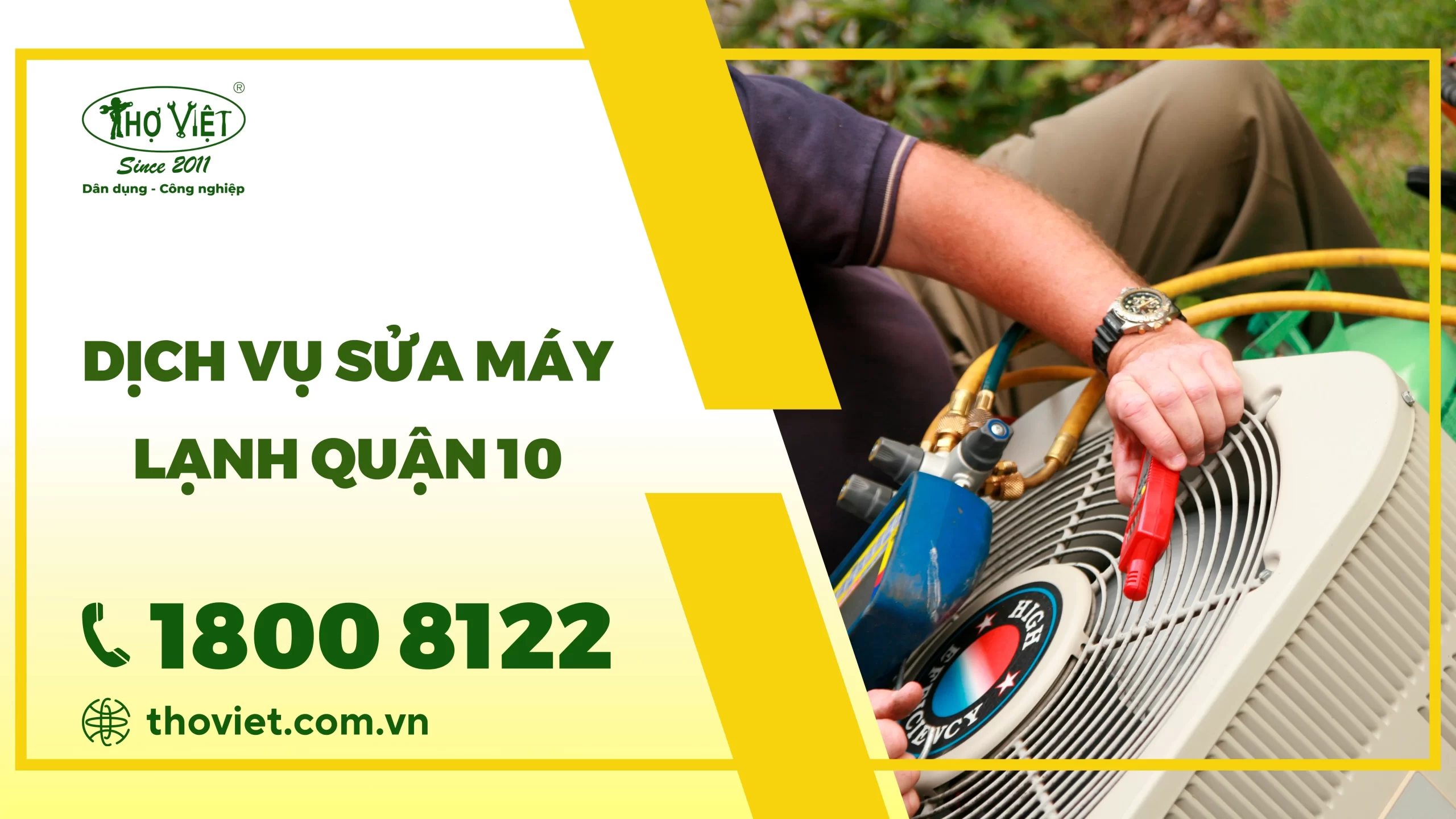 Dịch vụ sửa máy lạnh quận 10